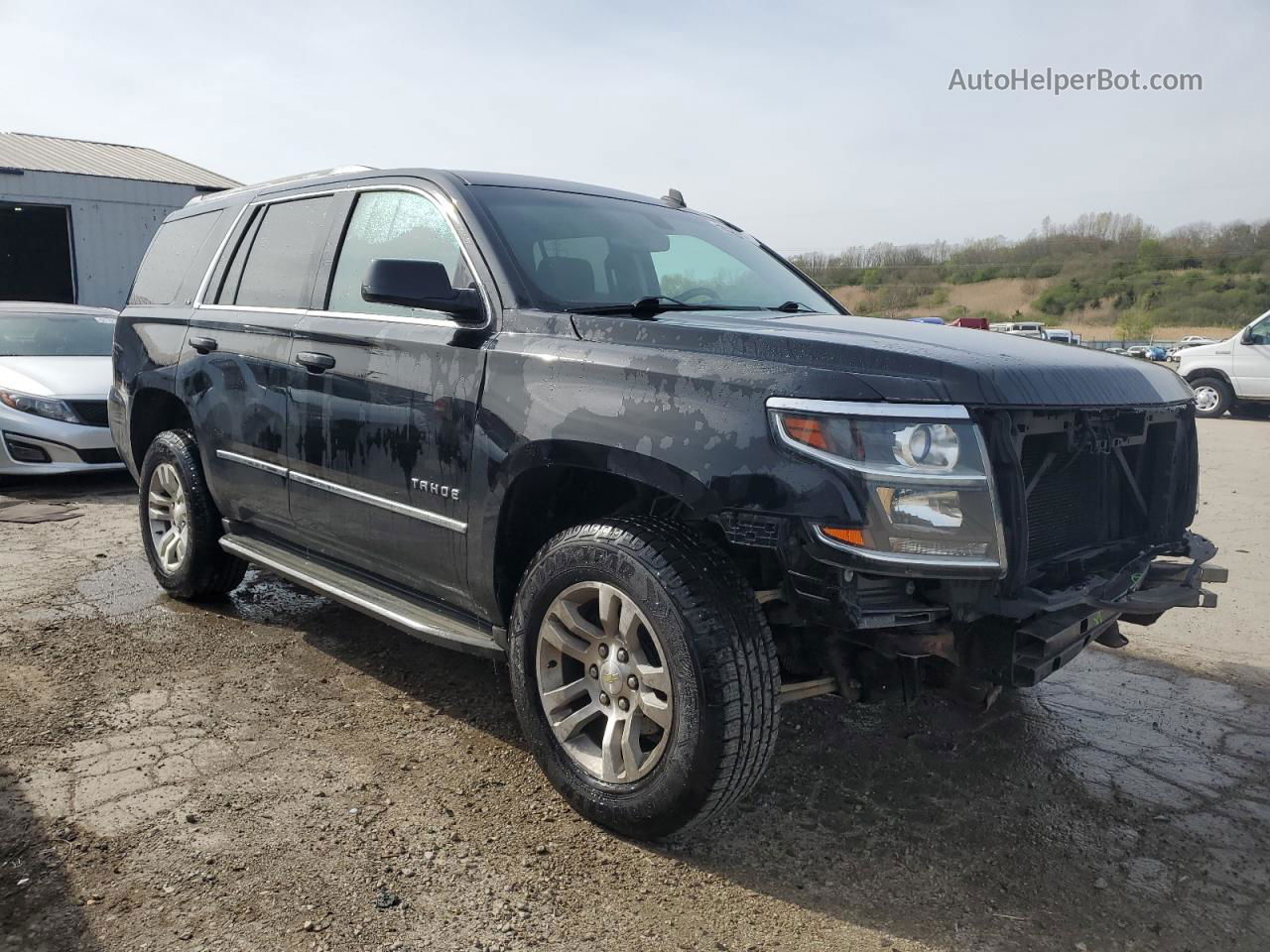 2015 Chevrolet Tahoe K1500 Ls Black vin: 1GNSKAKC0FR136558