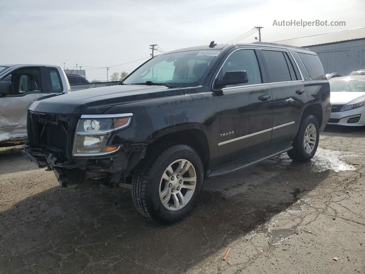 2015 Chevrolet Tahoe K1500 Ls Black vin: 1GNSKAKC0FR136558