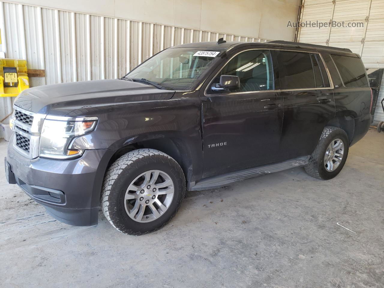 2015 Chevrolet Tahoe K1500 Ls Charcoal vin: 1GNSKAKC4FR206739