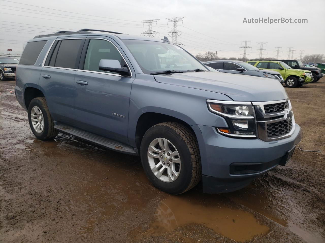 2016 Chevrolet Tahoe K1500 Ls Blue vin: 1GNSKAKC6GR189993