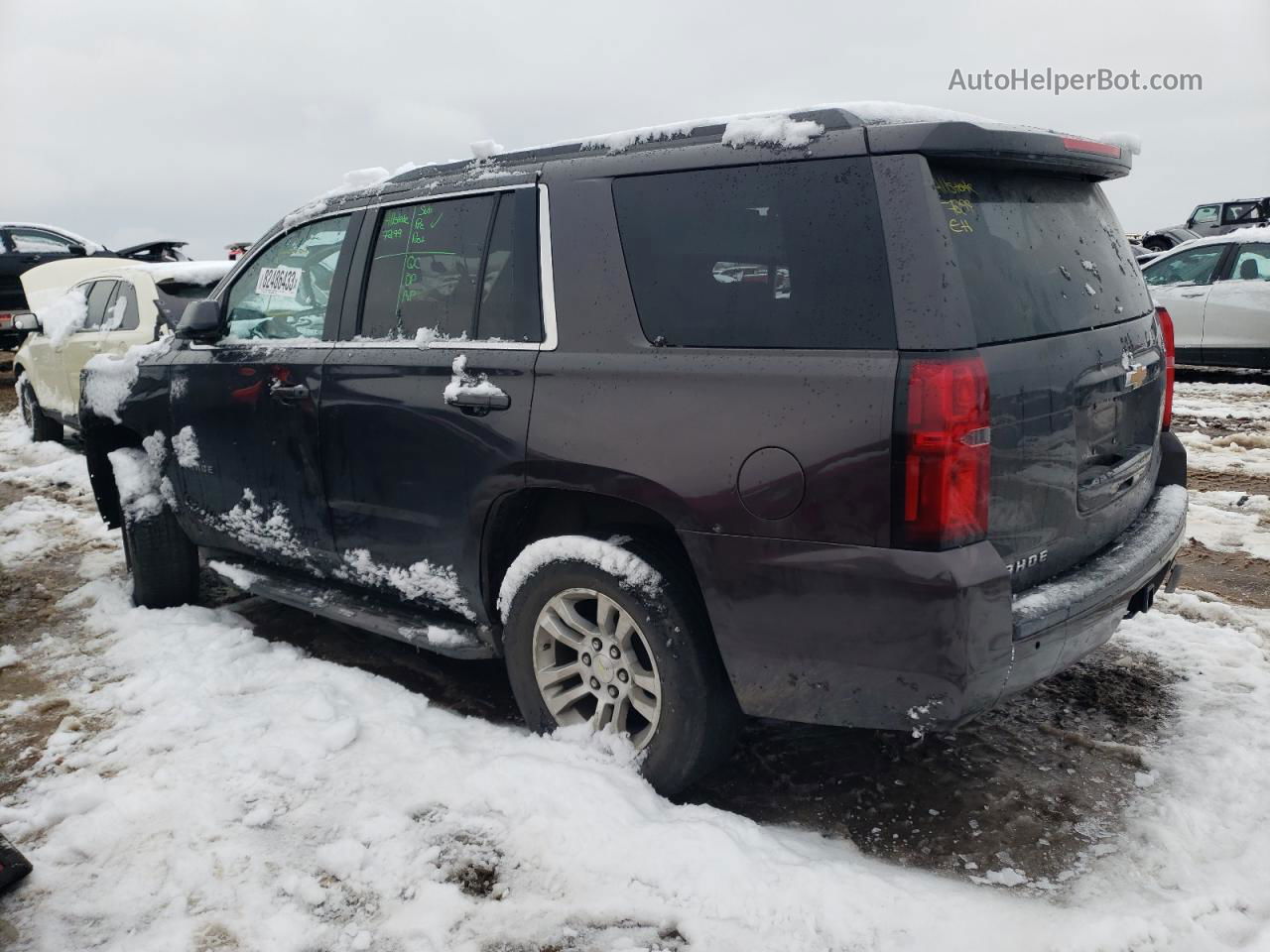 2015 Chevrolet Tahoe K1500 Ls Gray vin: 1GNSKAKC9FR137028