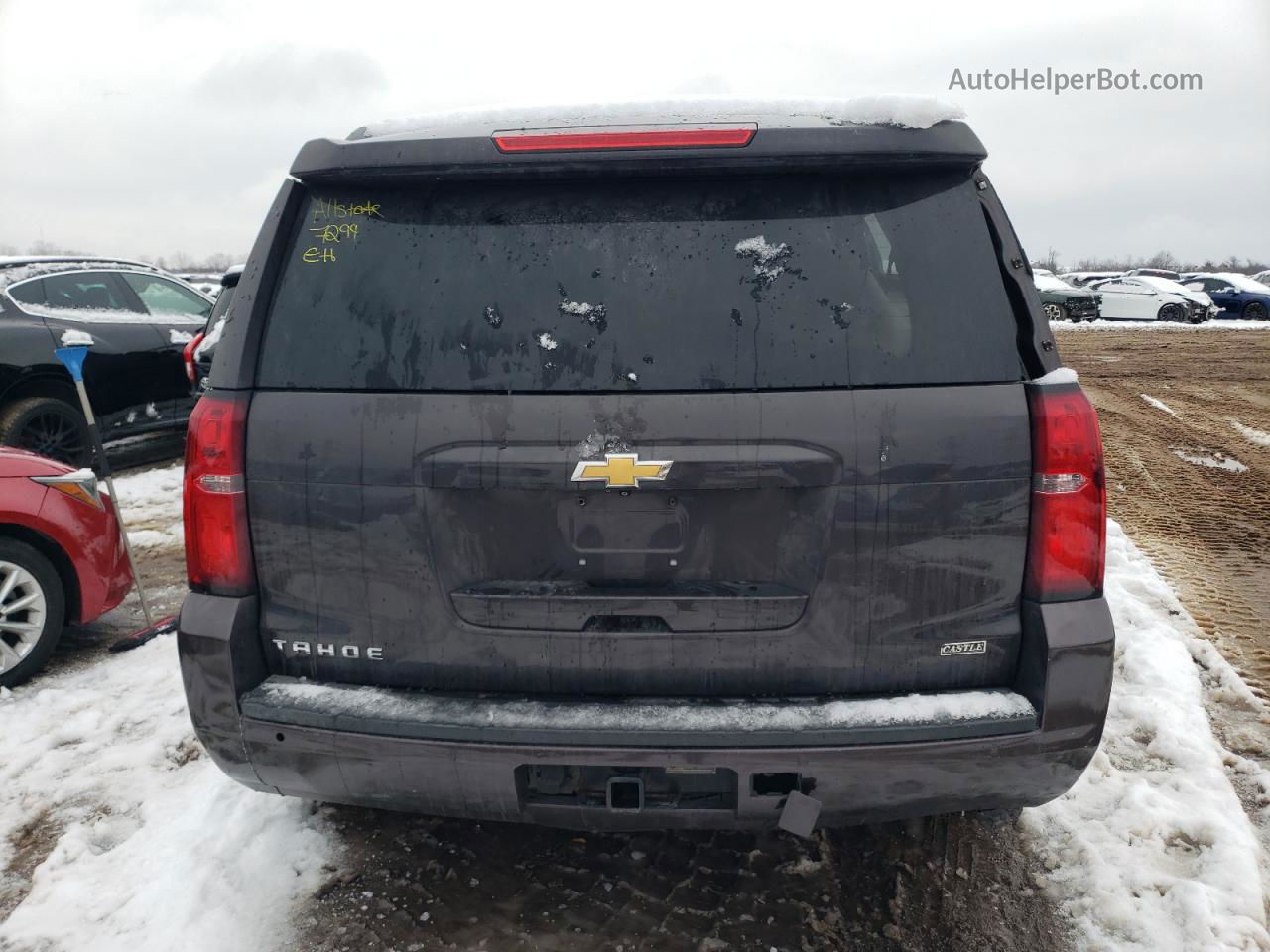 2015 Chevrolet Tahoe K1500 Ls Gray vin: 1GNSKAKC9FR137028