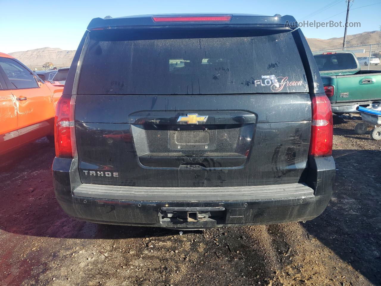 2015 Chevrolet Tahoe K1500 Lt Black vin: 1GNSKBKC0FR191971