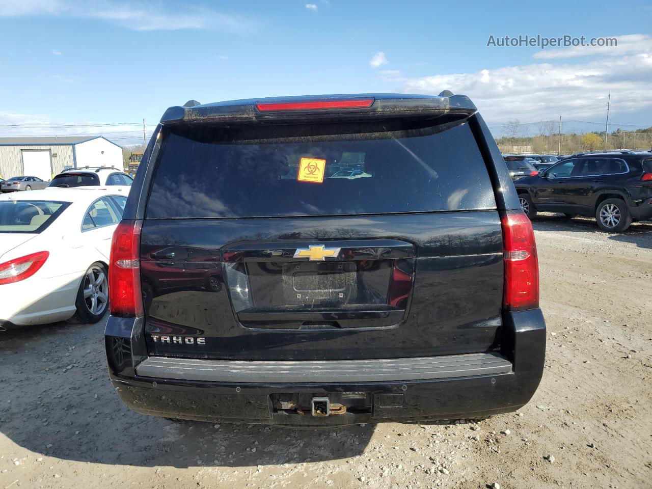 2015 Chevrolet Tahoe K1500 Lt Black vin: 1GNSKBKC0FR614712