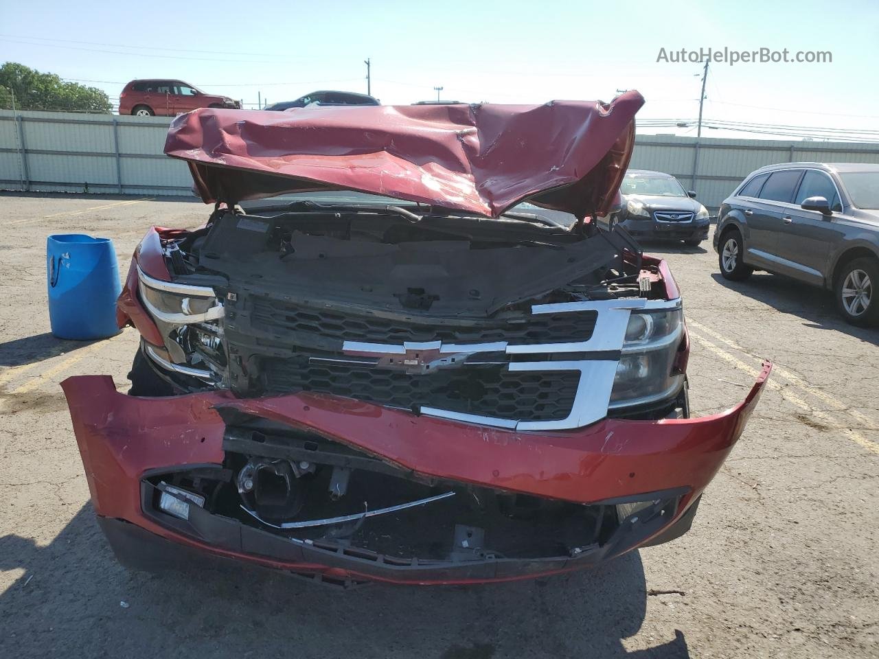 2015 Chevrolet Tahoe K1500 Lt Red vin: 1GNSKBKC0FR618470