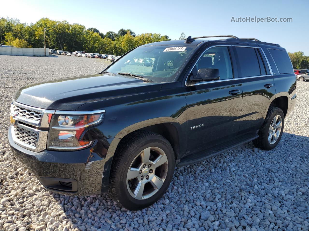 2015 Chevrolet Tahoe K1500 Lt Черный vin: 1GNSKBKC0FR654742