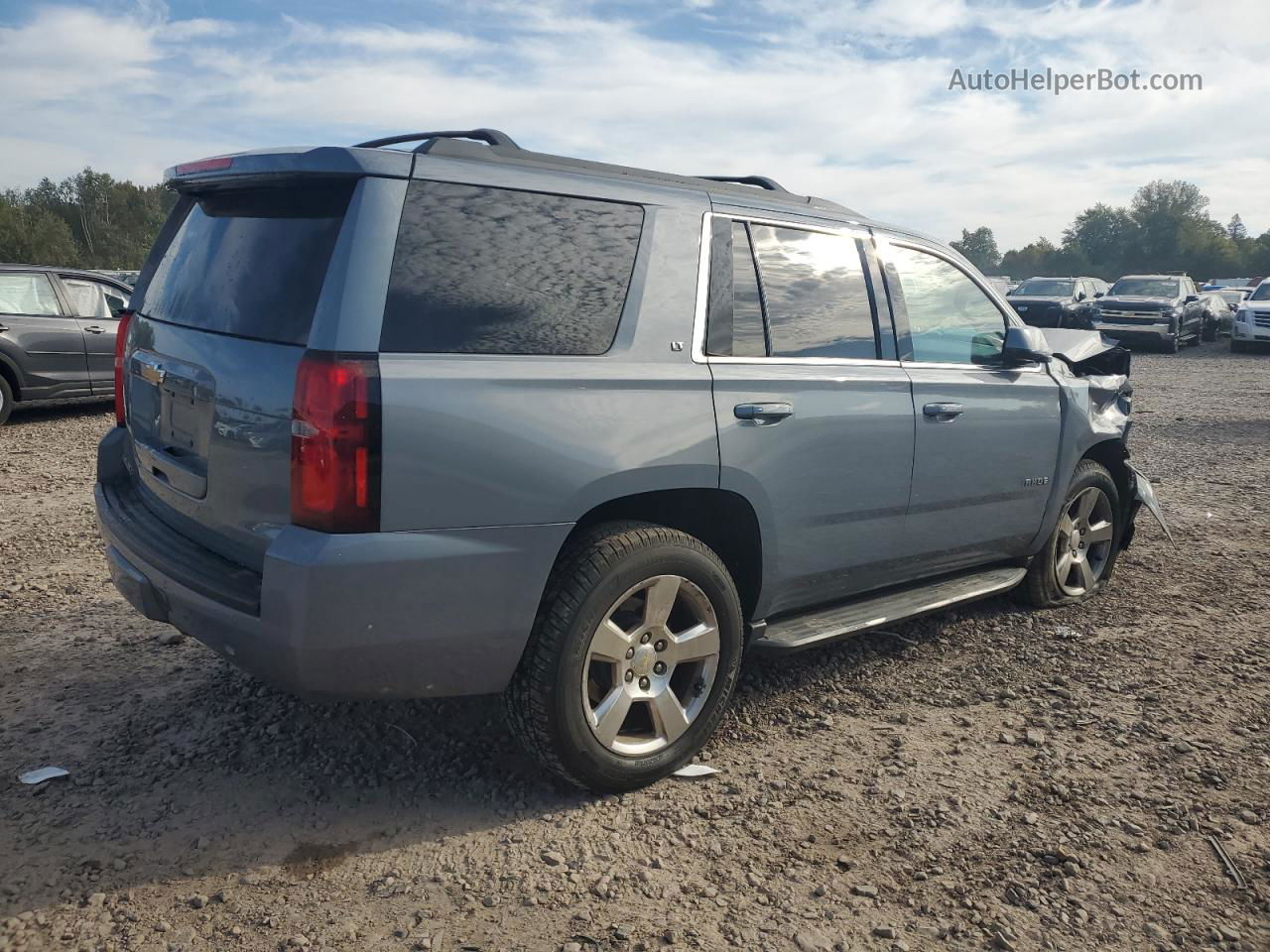 2015 Chevrolet Tahoe K1500 Lt Blue vin: 1GNSKBKC0FR713711