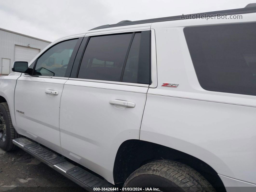 2016 Chevrolet Tahoe Lt White vin: 1GNSKBKC0GR143159