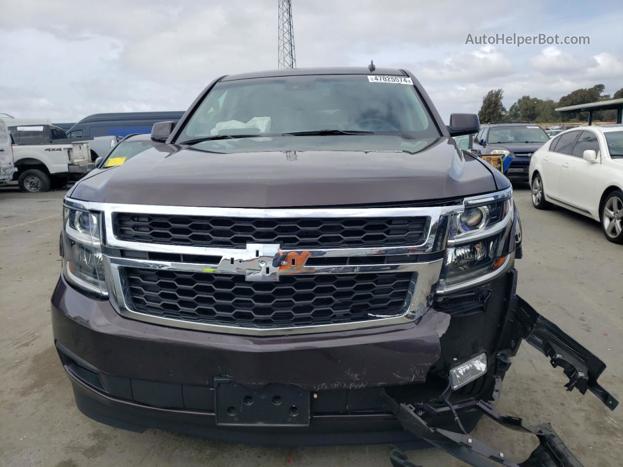 2015 Chevrolet Tahoe K1500 Lt Brown vin: 1GNSKBKC1FR116311