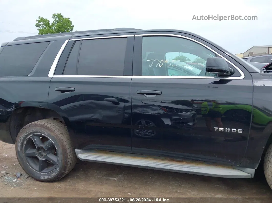 2015 Chevrolet Tahoe Lt Black vin: 1GNSKBKC1FR192417