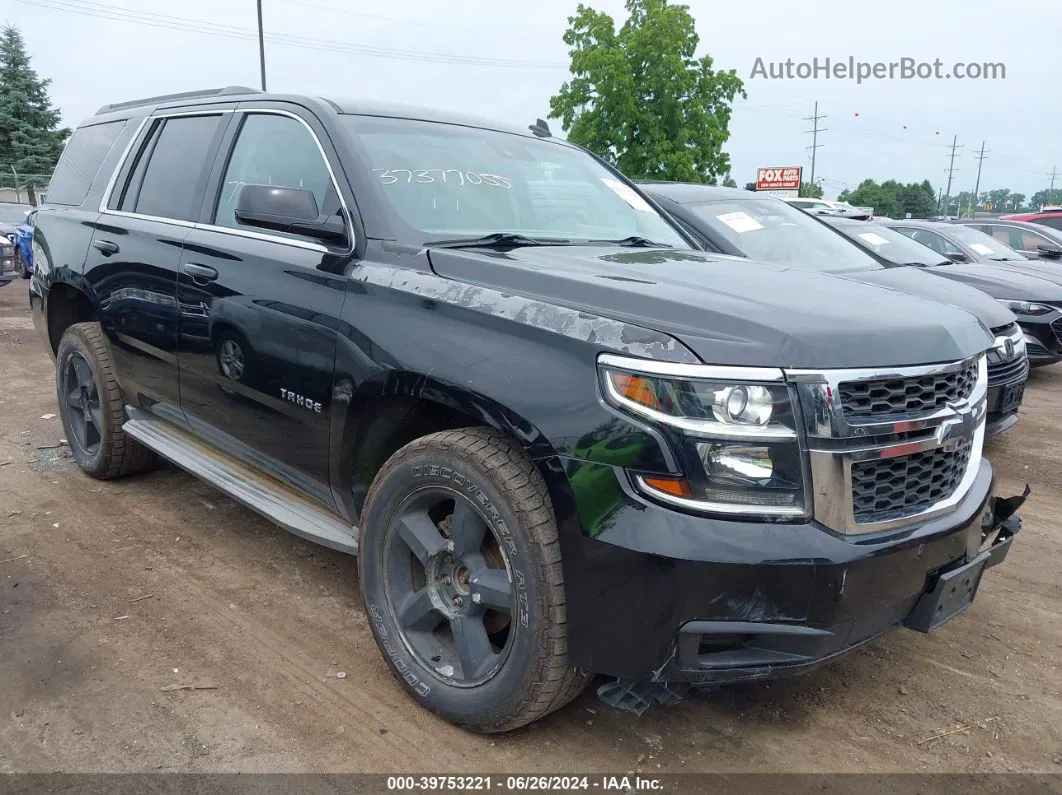 2015 Chevrolet Tahoe Lt Black vin: 1GNSKBKC1FR192417