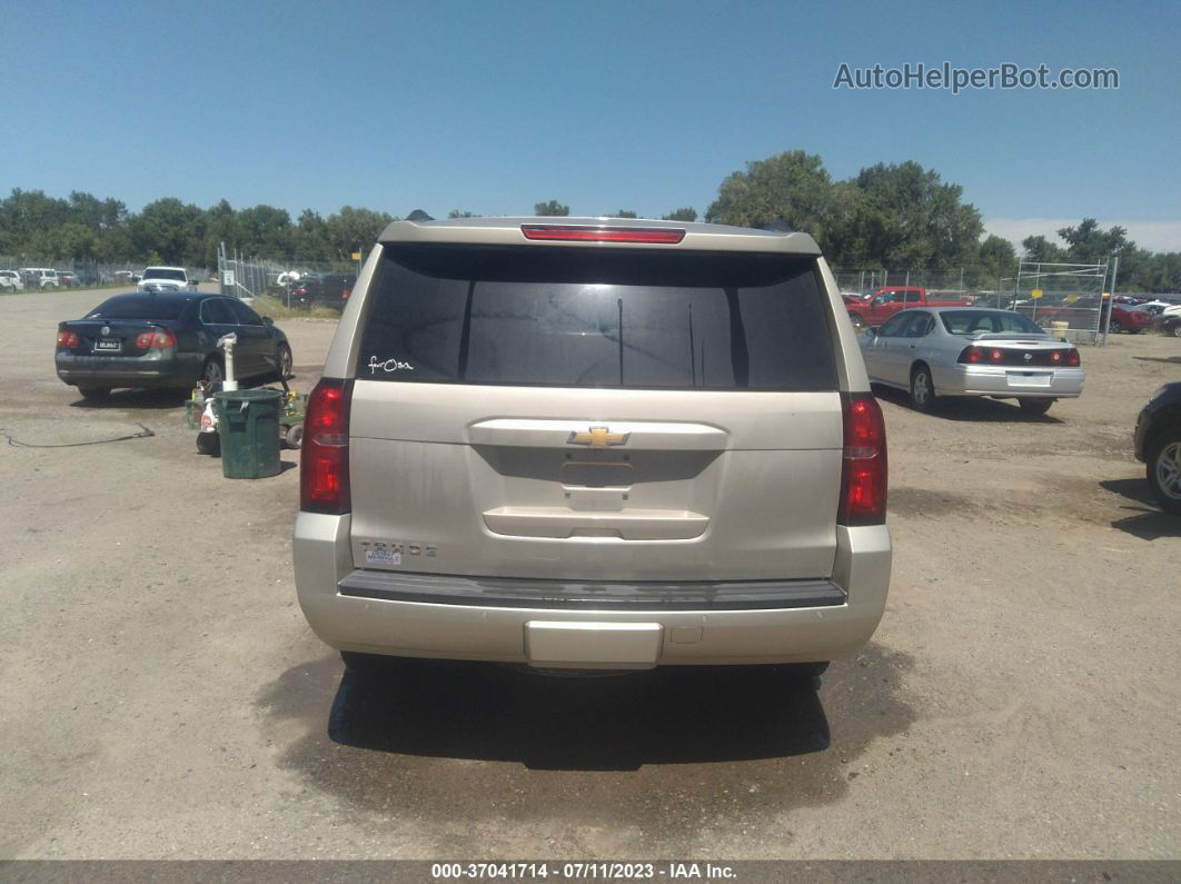 2015 Chevrolet Tahoe Lt Gold vin: 1GNSKBKC1FR207885