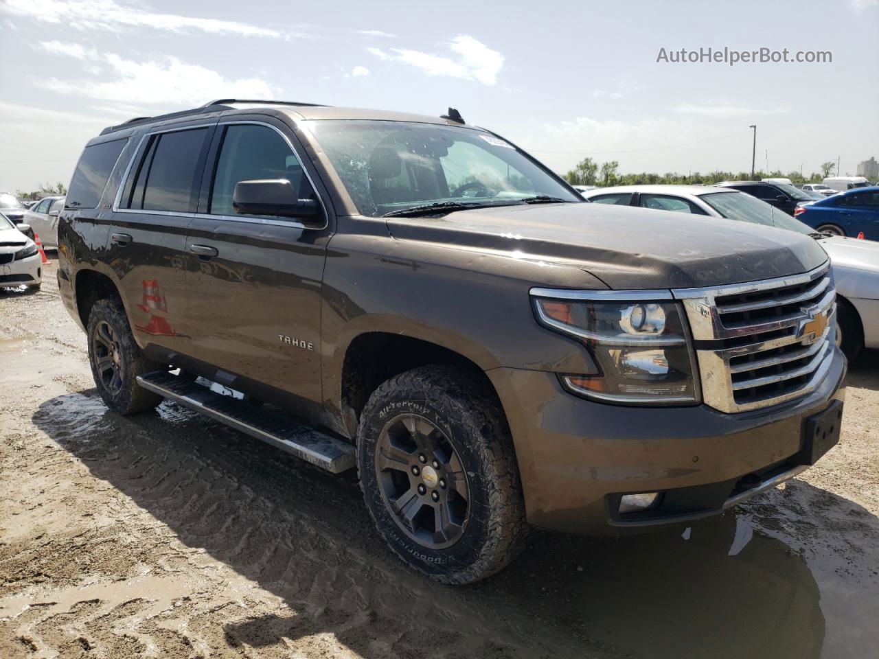 2015 Chevrolet Tahoe K1500 Lt Желто-коричневый vin: 1GNSKBKC1FR637691