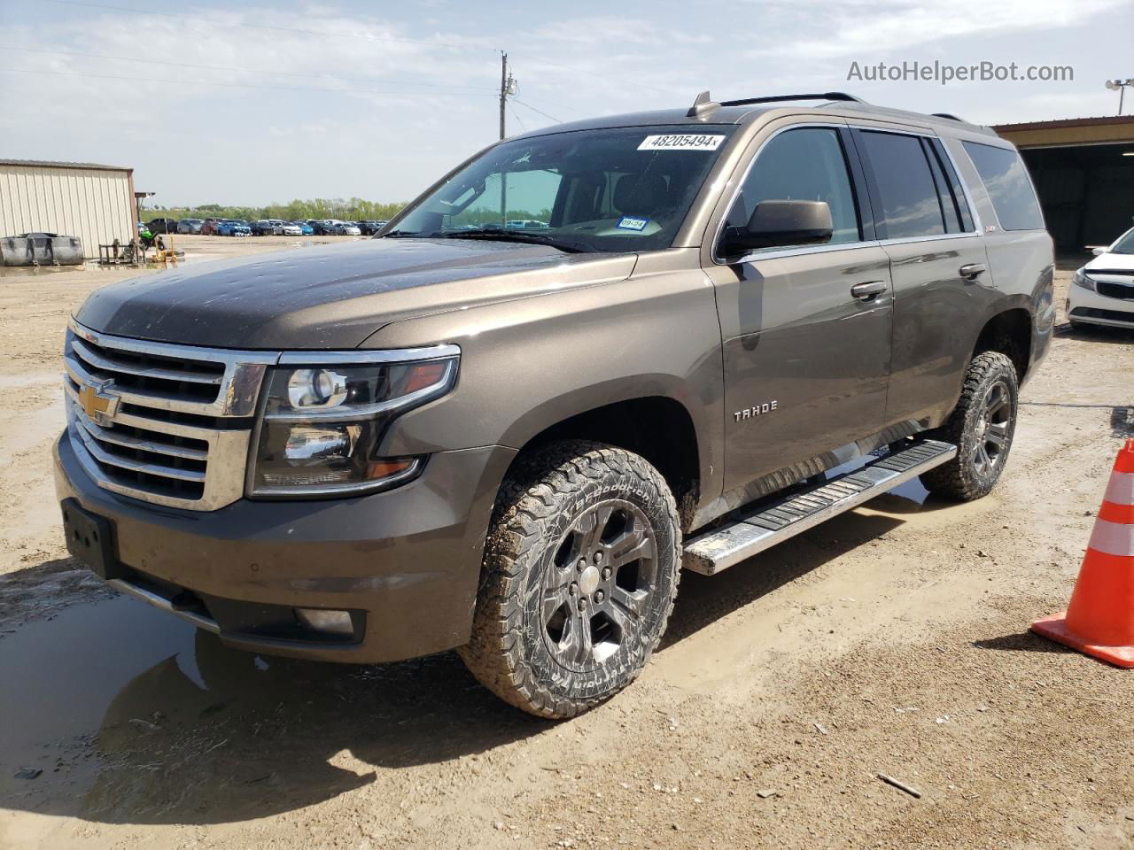 2015 Chevrolet Tahoe K1500 Lt Tan vin: 1GNSKBKC1FR637691