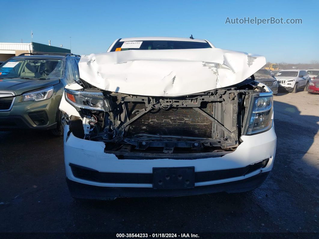 2015 Chevrolet Tahoe Lt White vin: 1GNSKBKC2FR211346