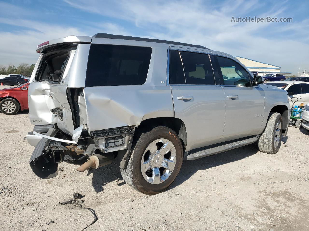 2015 Chevrolet Tahoe K1500 Lt Silver vin: 1GNSKBKC2FR561771