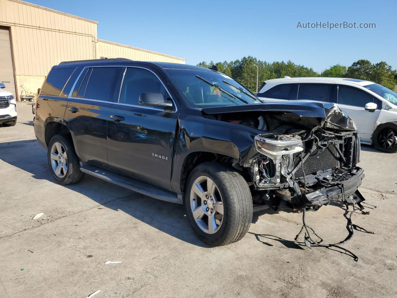 2015 Chevrolet Tahoe K1500 Lt Black vin: 1GNSKBKC2FR632533