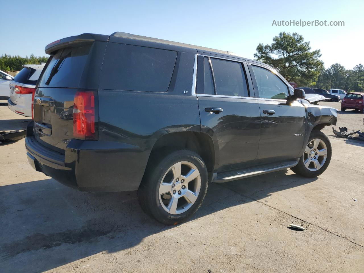 2015 Chevrolet Tahoe K1500 Lt Black vin: 1GNSKBKC2FR632533