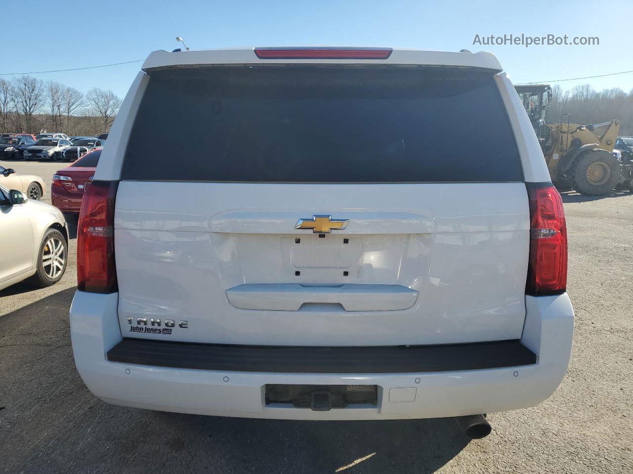 2016 Chevrolet Tahoe K1500 Lt White vin: 1GNSKBKC2GR105741