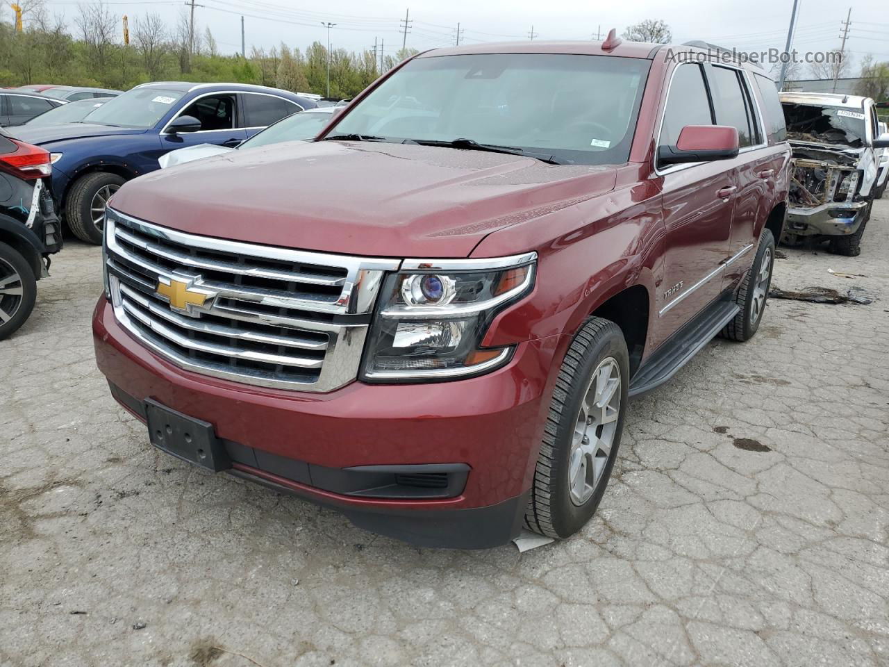 2016 Chevrolet Tahoe K1500 Lt Красный vin: 1GNSKBKC2GR238385