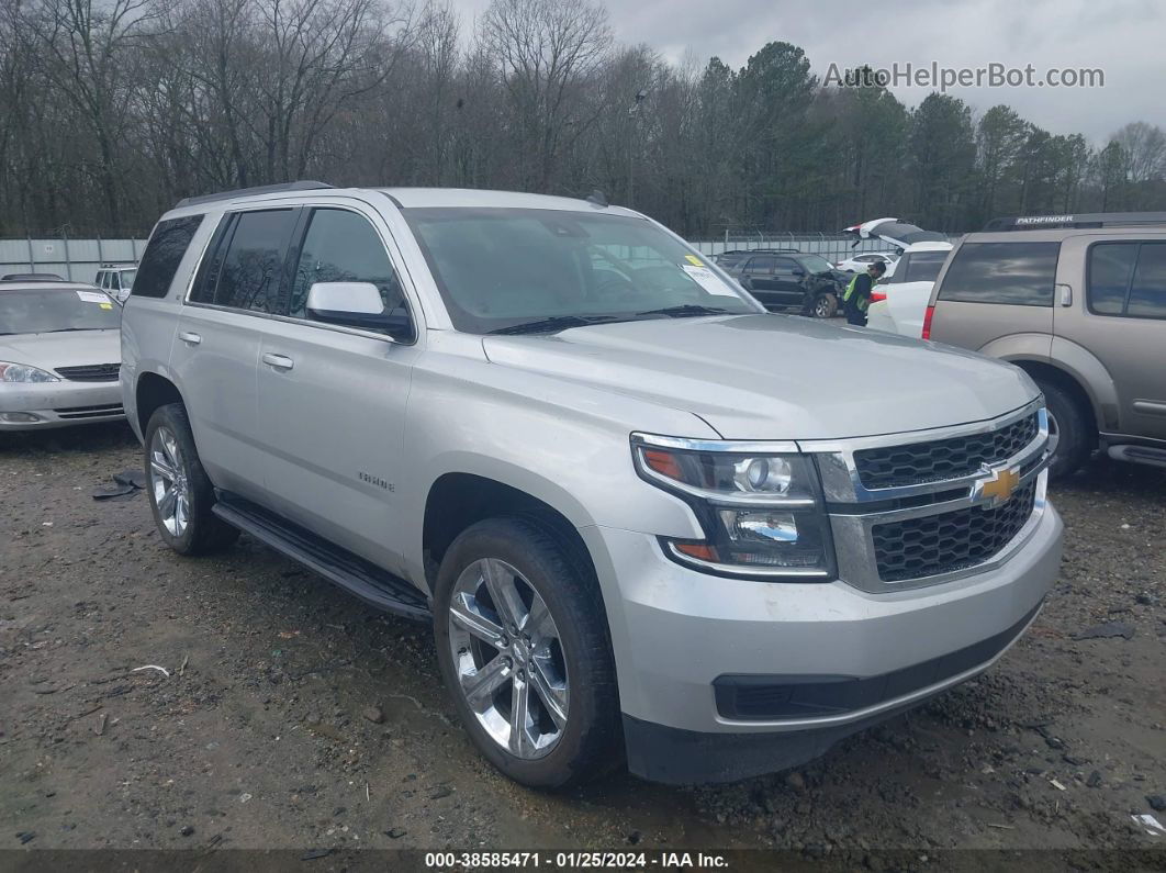 2015 Chevrolet Tahoe Lt Silver vin: 1GNSKBKC3FR187395