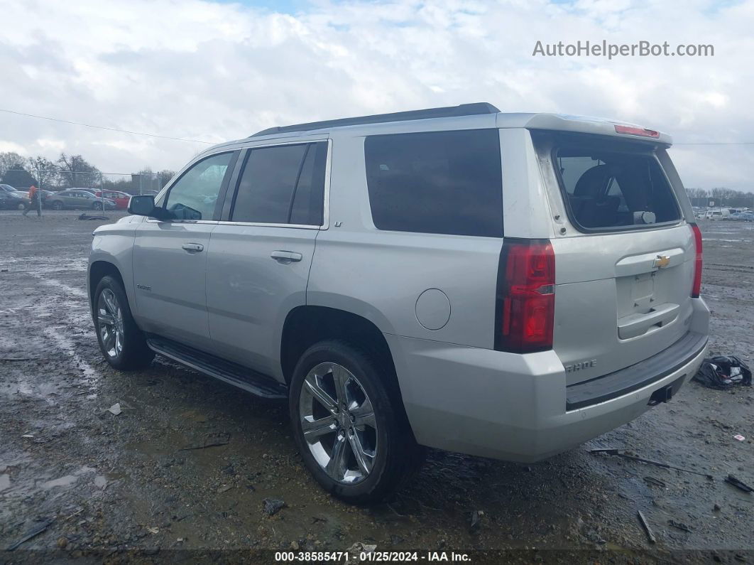 2015 Chevrolet Tahoe Lt Silver vin: 1GNSKBKC3FR187395