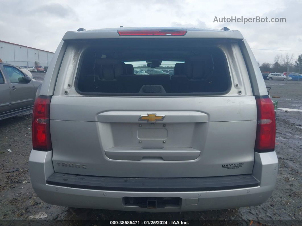 2015 Chevrolet Tahoe Lt Silver vin: 1GNSKBKC3FR187395