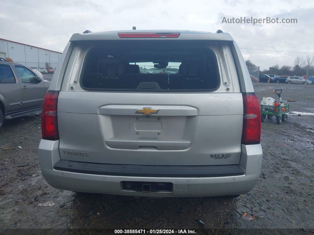 2015 Chevrolet Tahoe Lt Silver vin: 1GNSKBKC3FR187395