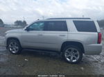 2015 Chevrolet Tahoe Lt Silver vin: 1GNSKBKC3FR187395