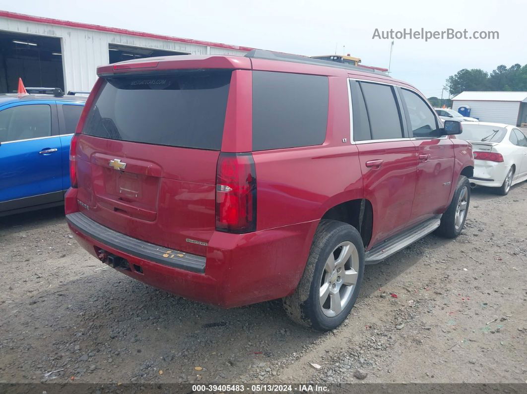 2015 Chevrolet Tahoe Lt Red vin: 1GNSKBKC3FR506407