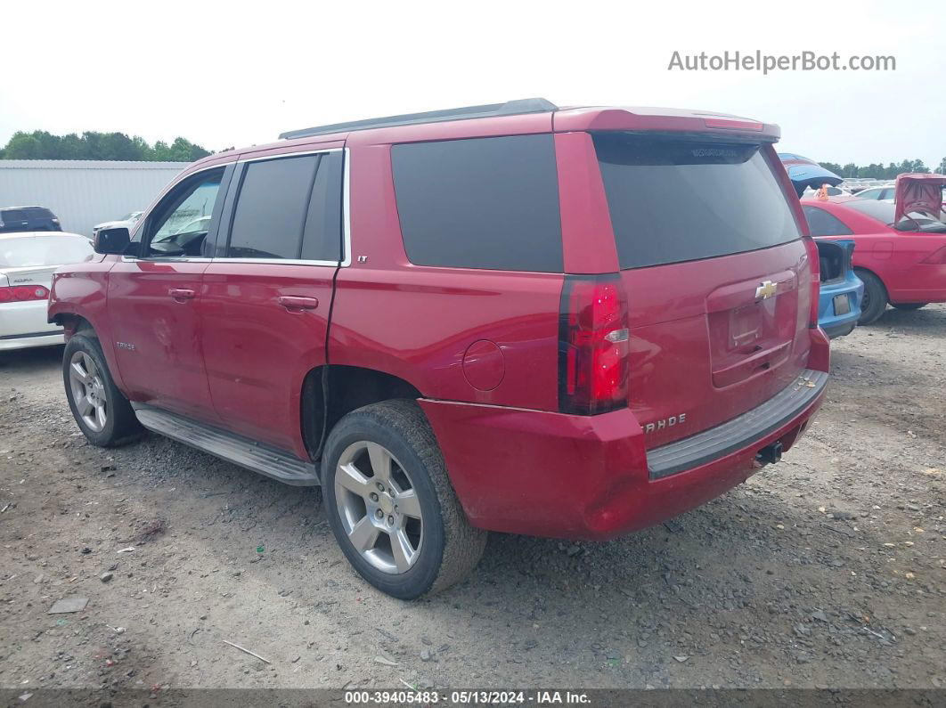 2015 Chevrolet Tahoe Lt Red vin: 1GNSKBKC3FR506407