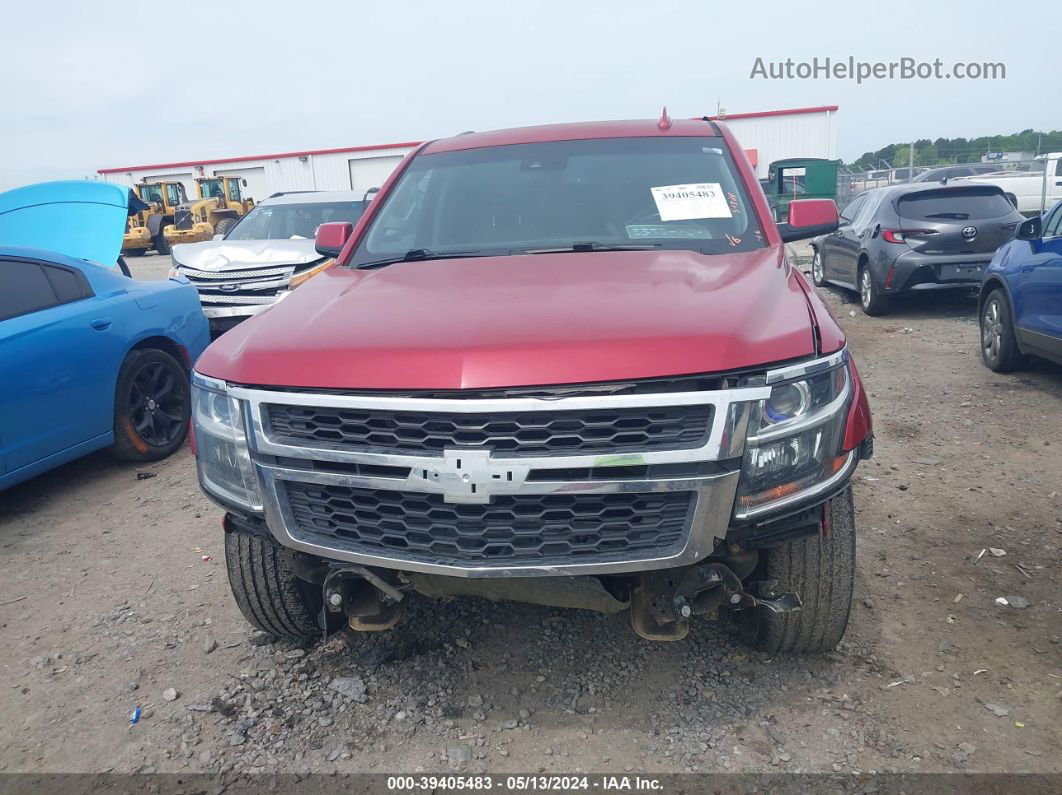 2015 Chevrolet Tahoe Lt Red vin: 1GNSKBKC3FR506407