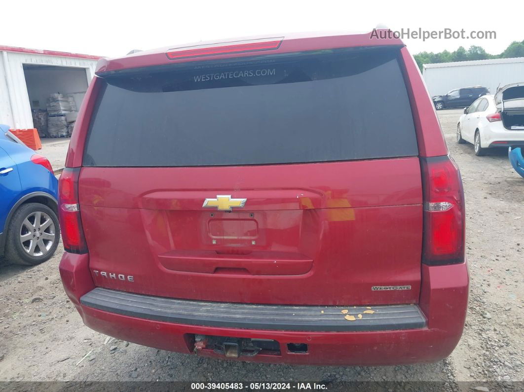 2015 Chevrolet Tahoe Lt Red vin: 1GNSKBKC3FR506407