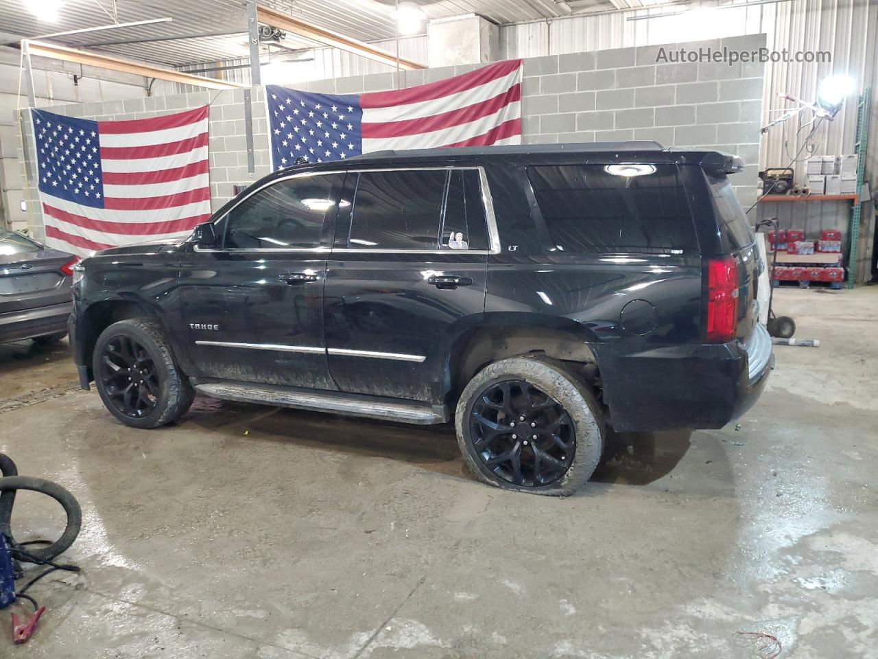 2015 Chevrolet Tahoe K1500 Lt Black vin: 1GNSKBKC3FR556093