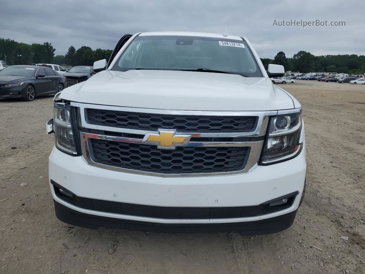 2015 Chevrolet Tahoe K1500 Lt White vin: 1GNSKBKC3FR656663