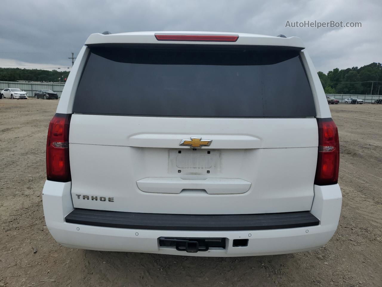 2015 Chevrolet Tahoe K1500 Lt White vin: 1GNSKBKC3FR656663