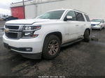 2015 Chevrolet Tahoe Lt White vin: 1GNSKBKC3FR677058