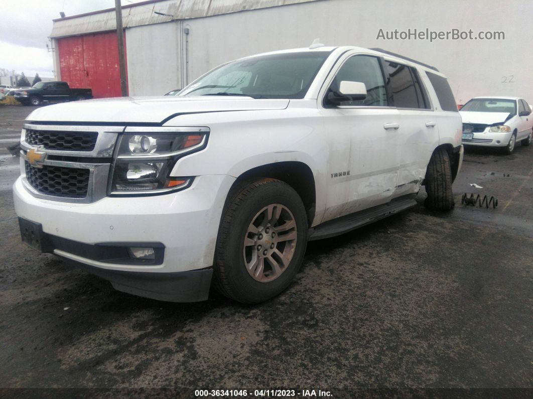 2015 Chevrolet Tahoe Lt Белый vin: 1GNSKBKC3FR677058