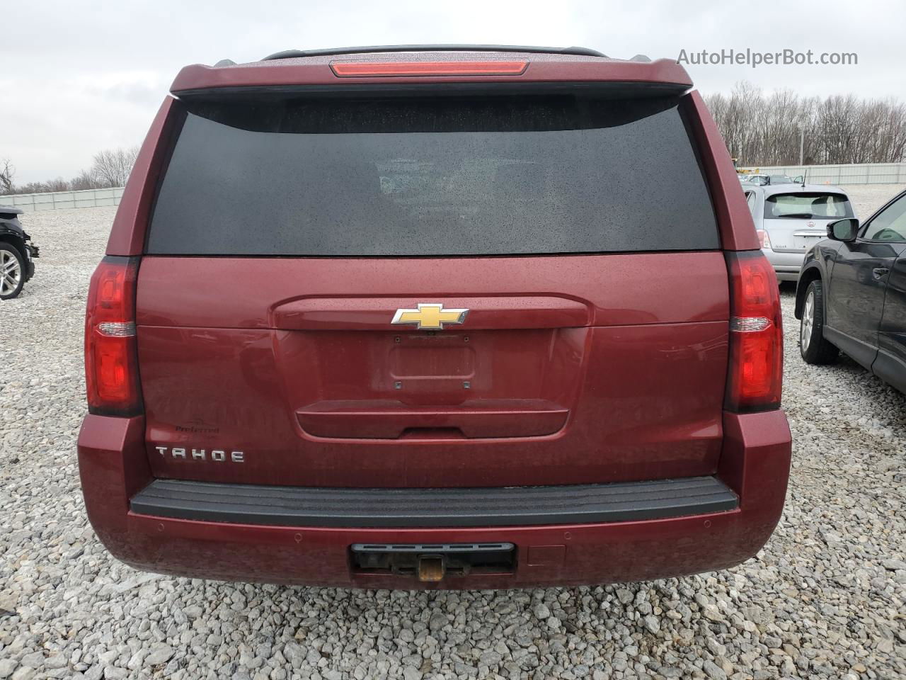 2016 Chevrolet Tahoe K1500 Lt Бордовый vin: 1GNSKBKC3GR181145