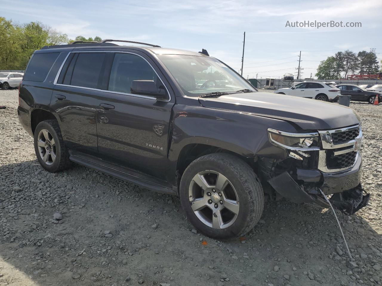 2016 Chevrolet Tahoe K1500 Lt Gray vin: 1GNSKBKC3GR456058