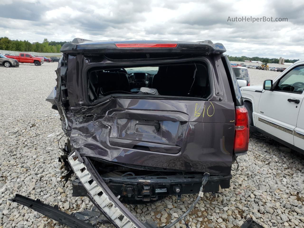 2015 Chevrolet Tahoe K1500 Lt Purple vin: 1GNSKBKC4FR180018