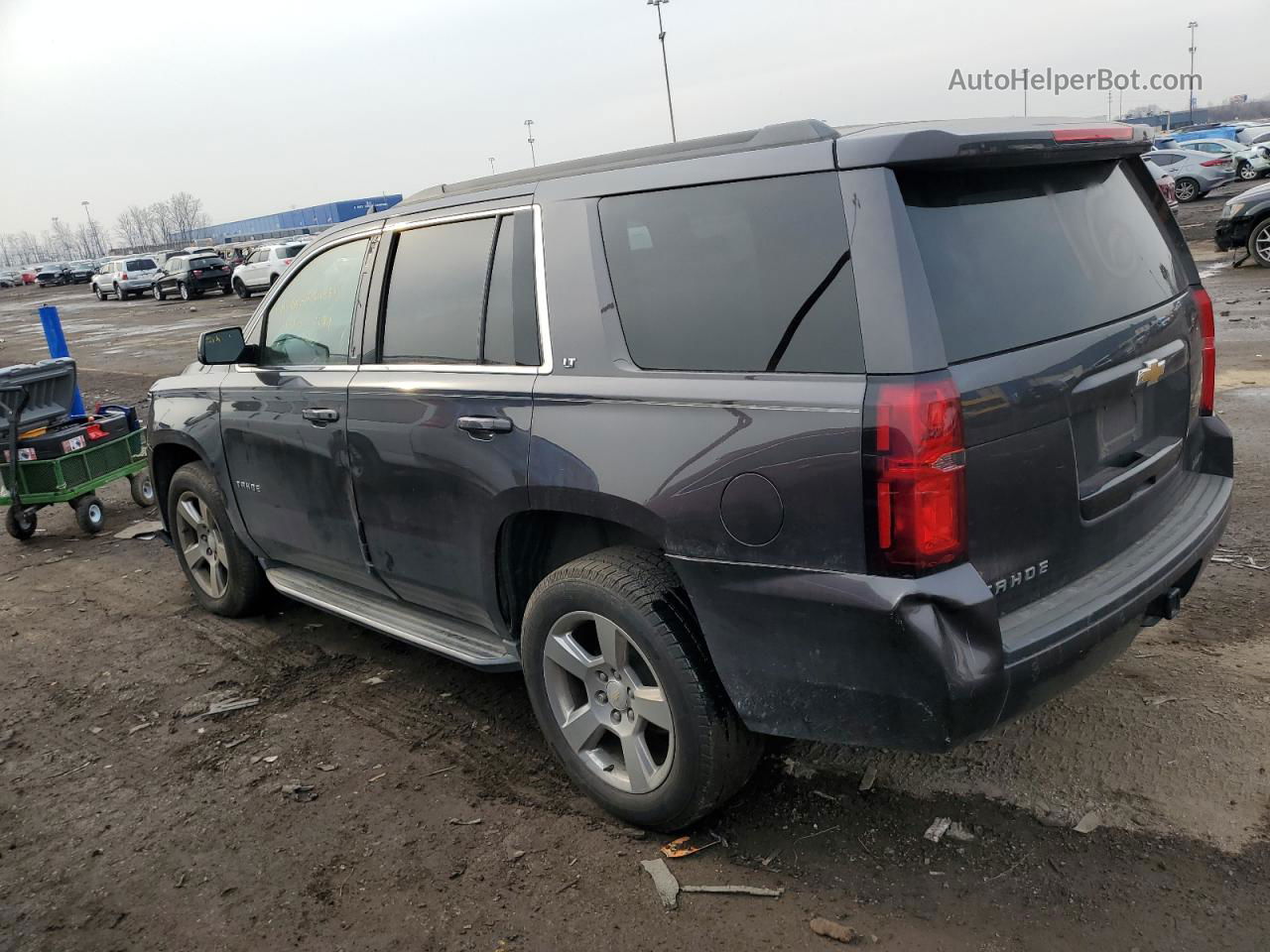 2015 Chevrolet Tahoe K1500 Lt Gray vin: 1GNSKBKC4FR606581