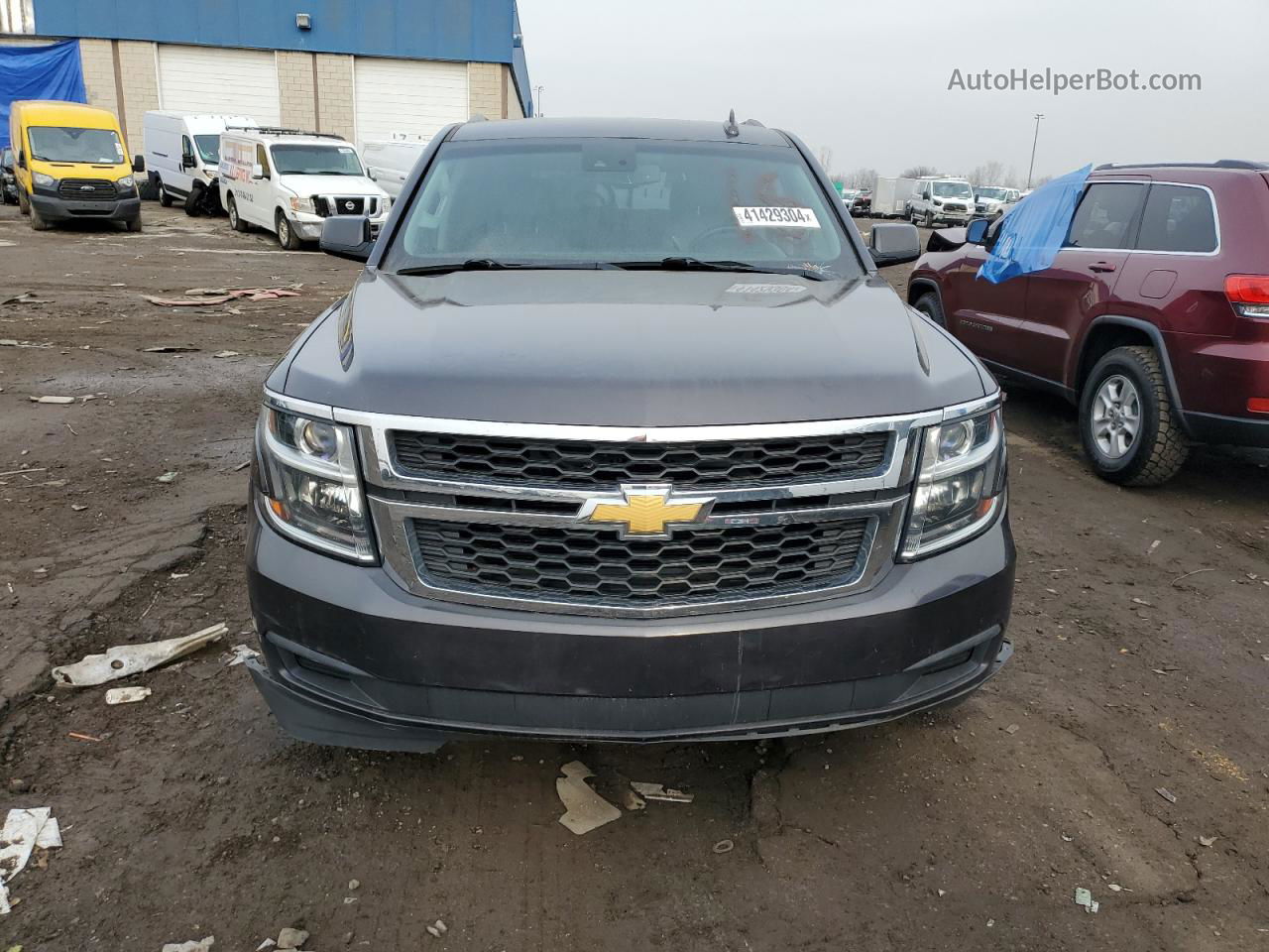 2015 Chevrolet Tahoe K1500 Lt Gray vin: 1GNSKBKC4FR606581