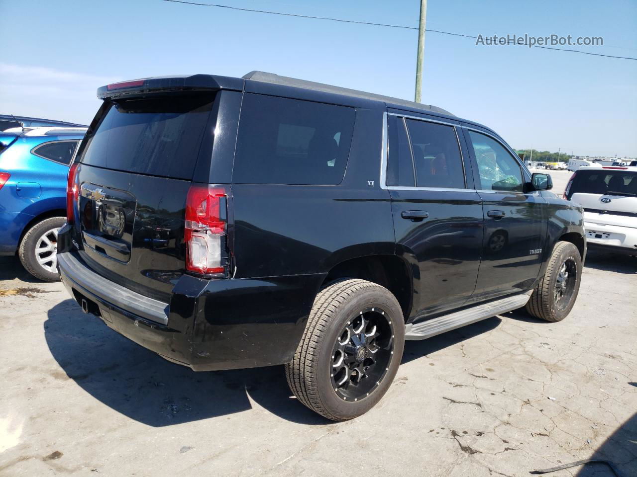 2015 Chevrolet Tahoe K1500 Lt Черный vin: 1GNSKBKC5FR229923