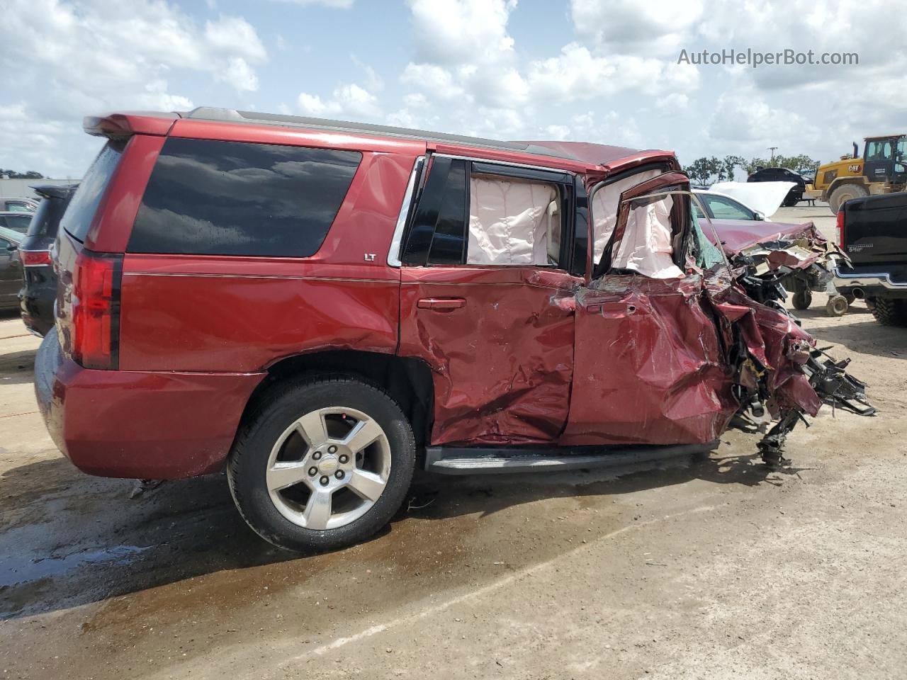 2016 Chevrolet Tahoe K1500 Lt Red vin: 1GNSKBKC5GR162144