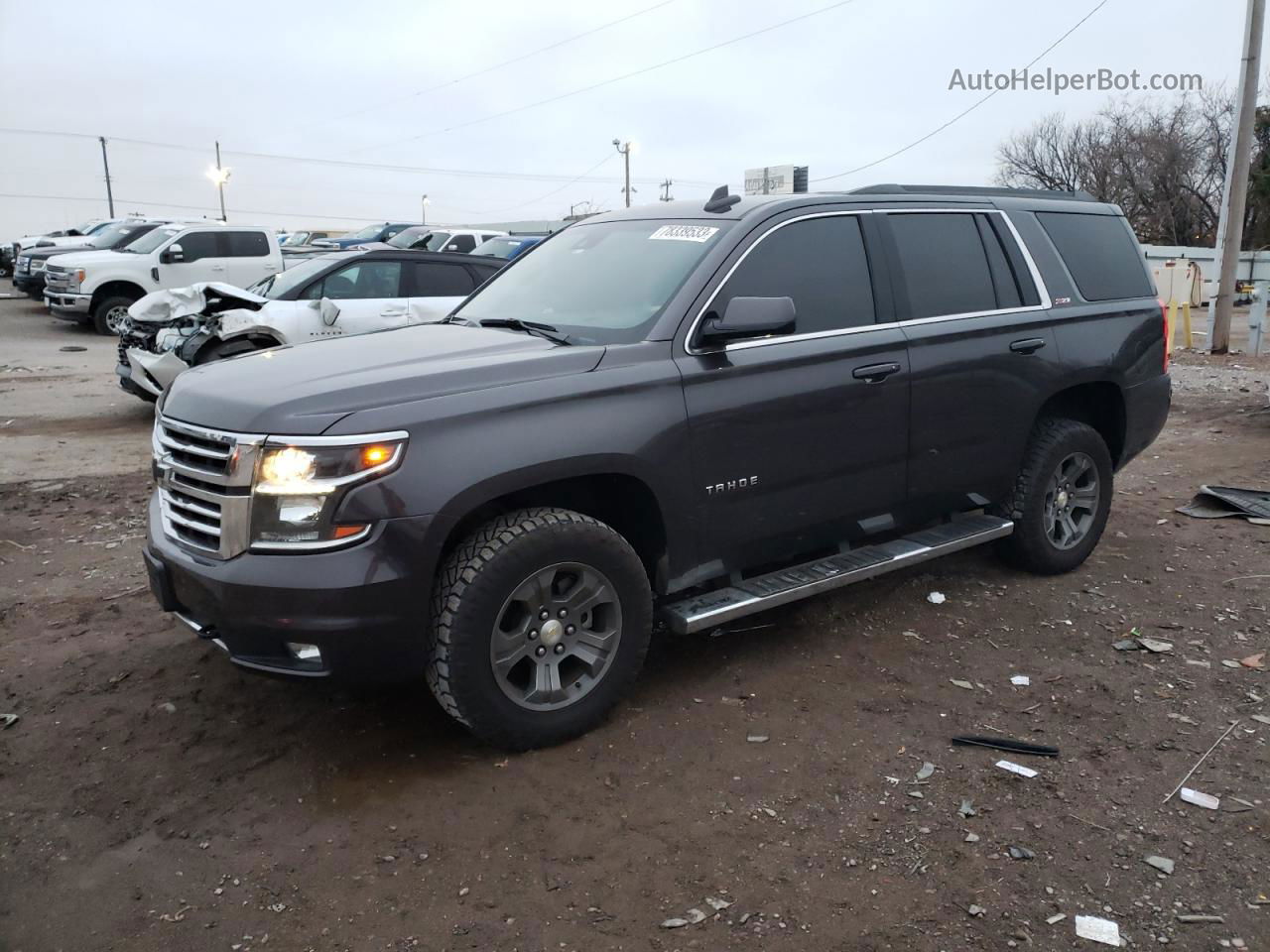 2016 Chevrolet Tahoe K1500 Lt Charcoal vin: 1GNSKBKC5GR233732