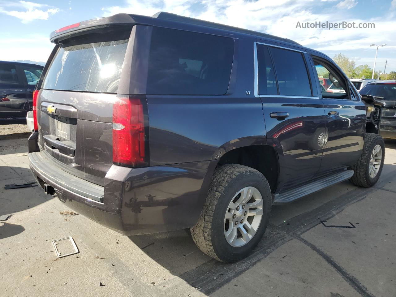 2015 Chevrolet Tahoe K1500 Lt Charcoal vin: 1GNSKBKC6FR146162