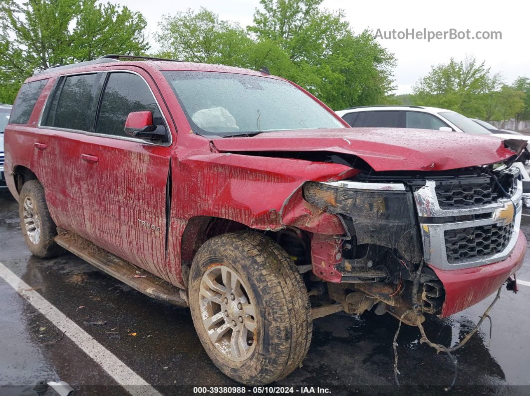 2015 Chevrolet Tahoe Lt Red vin: 1GNSKBKC6FR159915