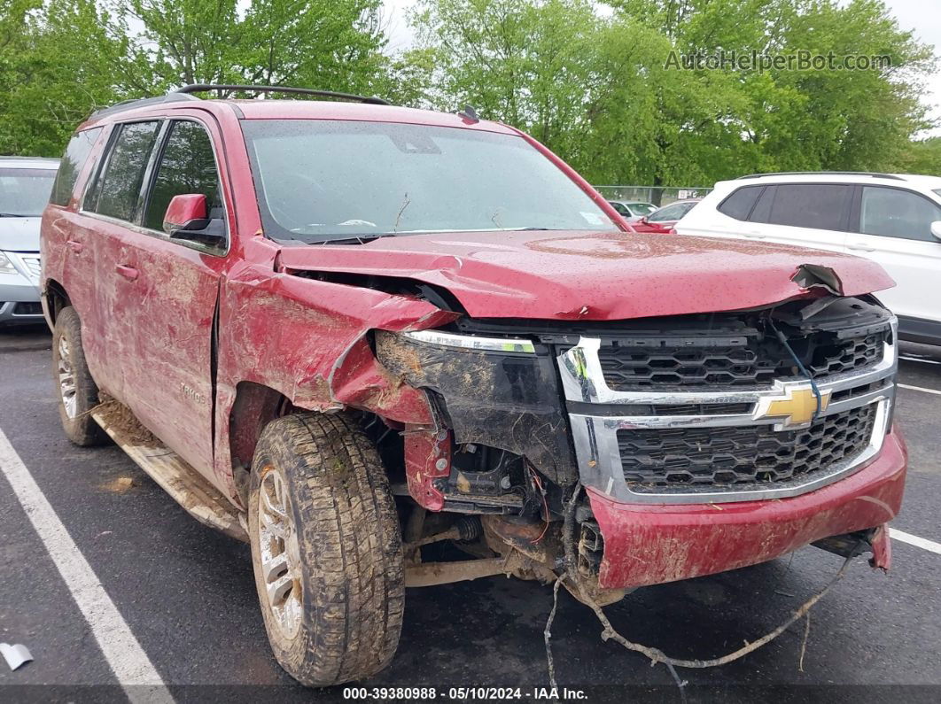 2015 Chevrolet Tahoe Lt Red vin: 1GNSKBKC6FR159915