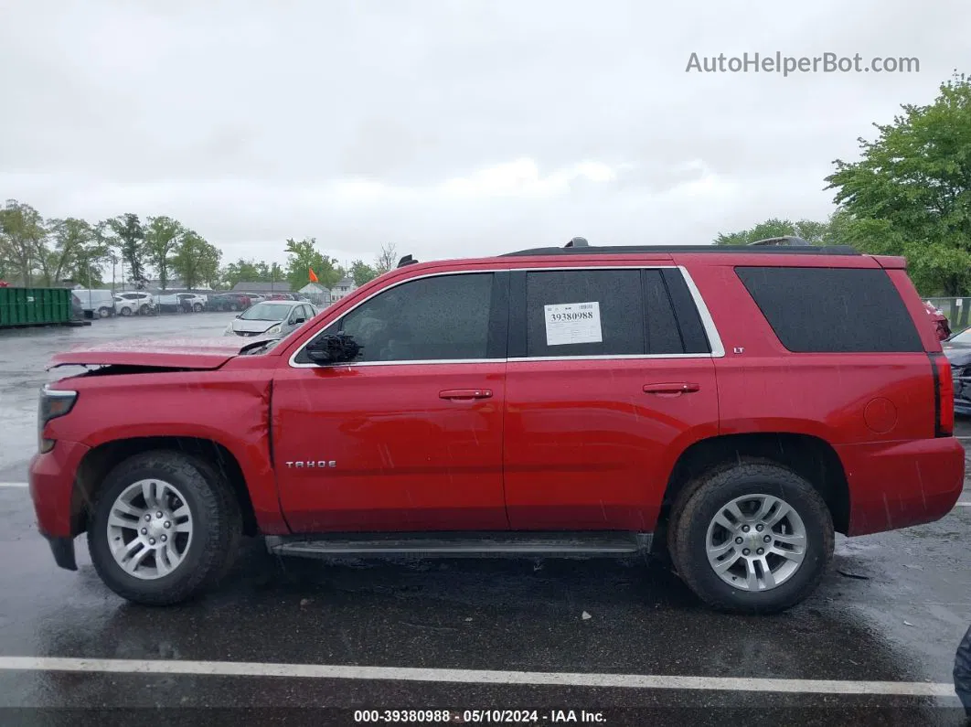 2015 Chevrolet Tahoe Lt Red vin: 1GNSKBKC6FR159915